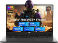 NIMO 17.3' Light-Gaming-Laptop, 8 Cores AMD Ryzen 7 8745HS 16GB DDR5 RAM 1TB SSD (Beat R9 6900HX, up to 4.9GHz) Radeon 780M Graphics IPS FHD Computer with 100W Type-C Fingerprint, Backlit Keyboard