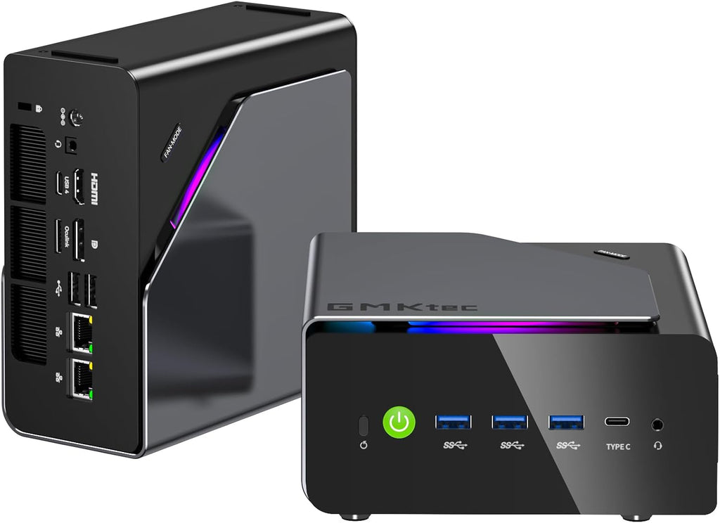GMKtec K15 AI Mini PC Oculink with Intel Core Ultra 5 125U Processor, 48GB DDR5 RAM 1TB SSD, Desktop Computer AI Boost, 3X M.2 2280 Storage Expansion, Dual NIC 2.5GbE, HDMI 2.1, USB4