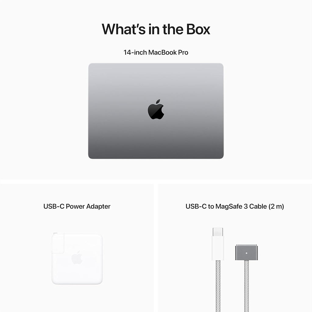 Apple 2023 MacBook Pro Laptop with Apple M2 Pro chip with 12‑core CPU and 19‑core GPU: 14.2-inch Liquid Retina XDR Display, 16GB Unified Memory, 1TB SSD Storage. Works with iPhone/iPad; Space Gray