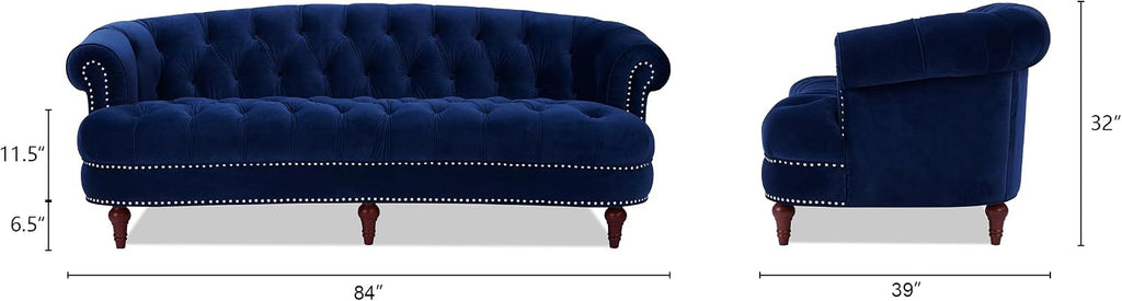 Jennifer Taylor Home La Rosa Victorian Chesterfield Tufted Sofa