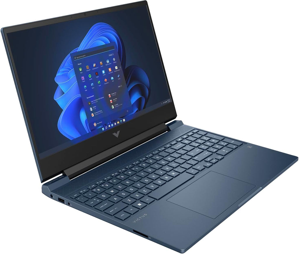 HP Victus 15 Gaming Laptop 15.6' FHD IPS Anti-Glare 144Hz Intel 8-core i5-12450H (> i7-11800H) 32GB RAM 1TB SSD GeForce RTX 3050 Backlit B&O Fast Charge Win11Pro w/ICP Accessory