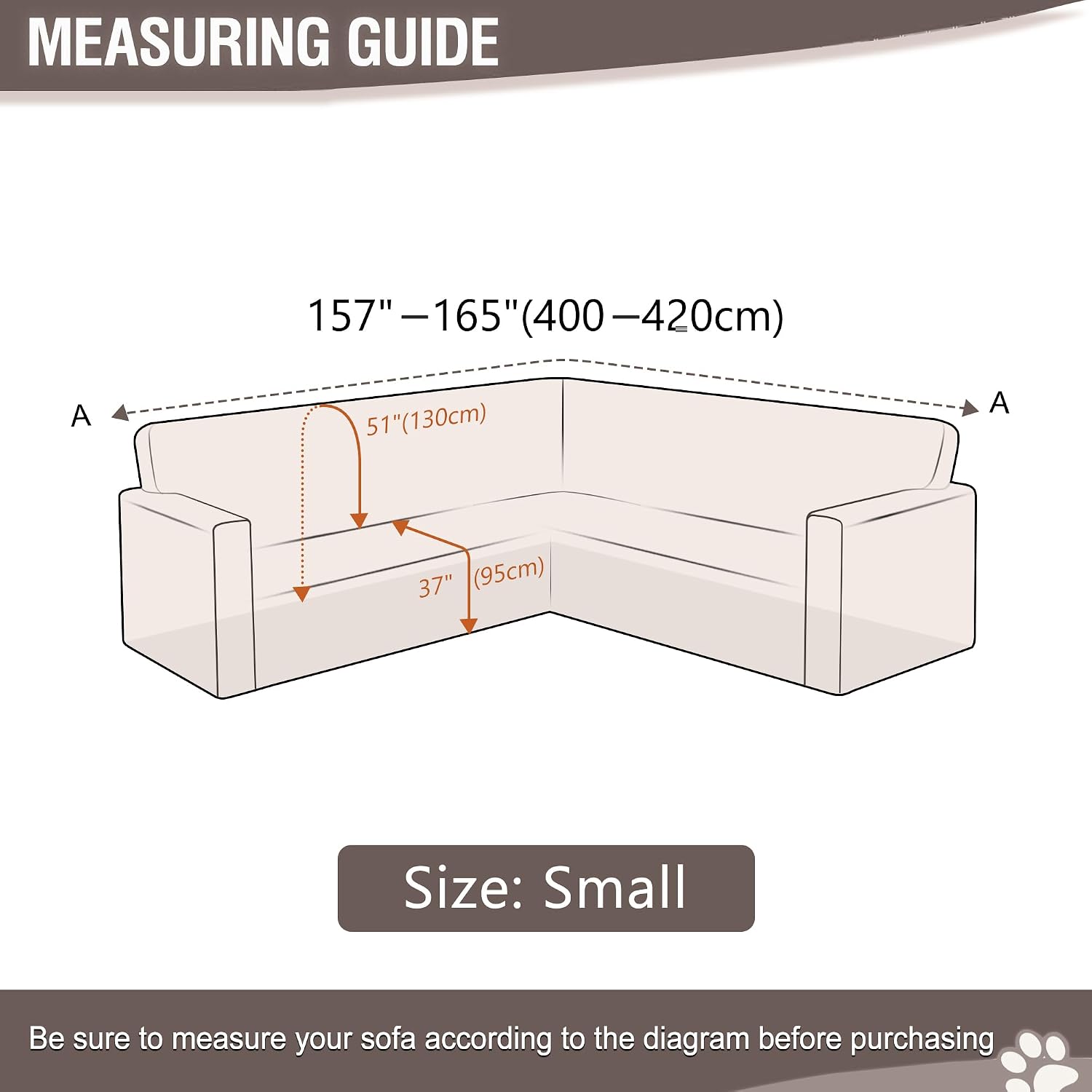 HDCAXKJ Sectional Couch Cover L Shape Stretch Sofa Covers Washable Jacquard Corner Couch Slipcover Non Slip Sectional Slip Cover U Shaped Furniture Protector for Pets Dogs (Dark Grey, Small)