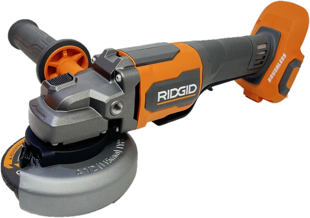 Ridgid 18V Brushless Cordless 4-1/2 in. Angle Grinder Kit with 4.0 Ah Battery and Charger