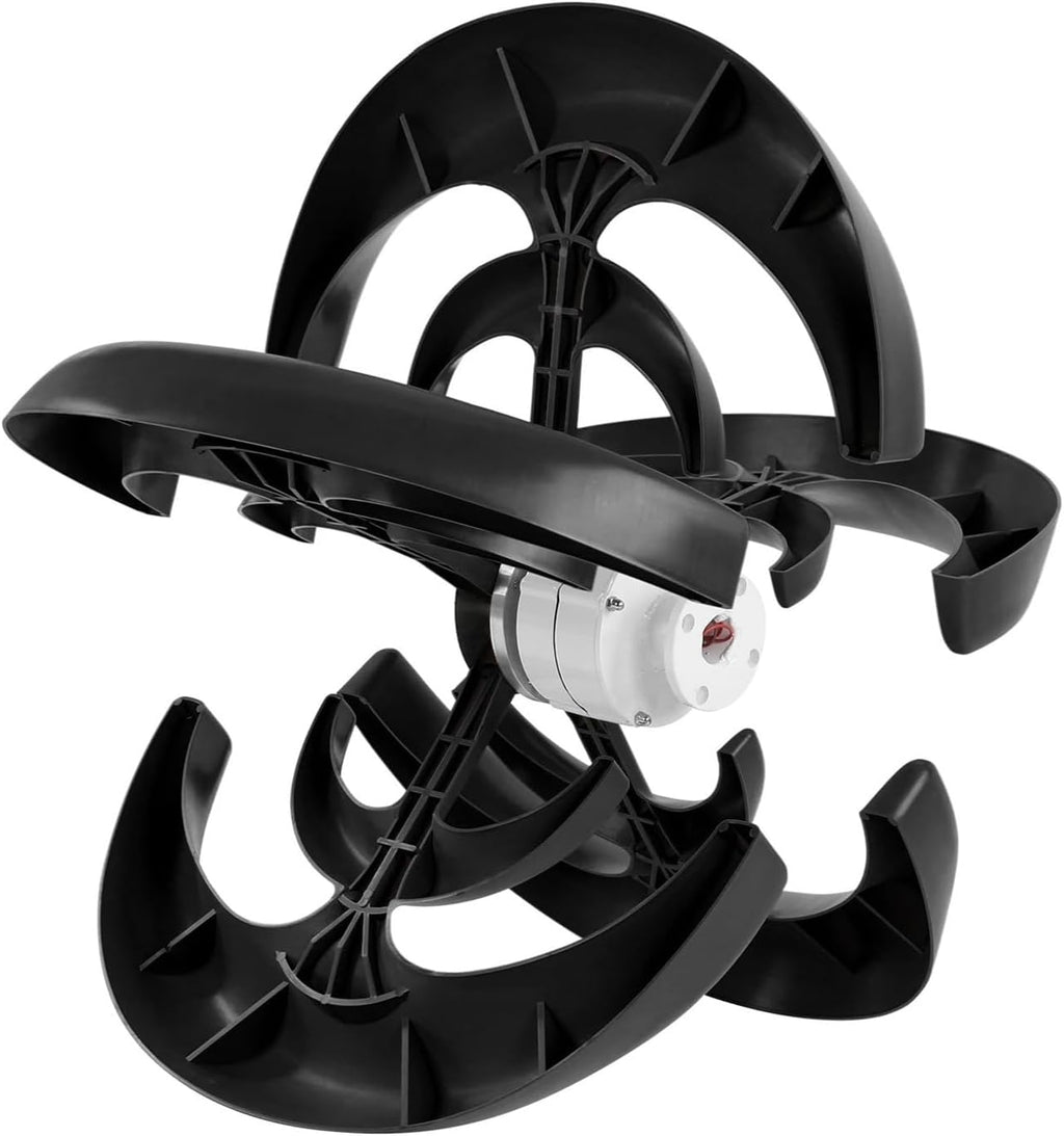 Wind Generator, 1000W Wind s Kit 5 Blades Power Generator for Boat Charging Black Lantern Type Industrial Energy Equipment Wind Generator,for Home Boat Marine(400w)