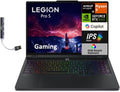 Lenovo Legion Pro 5 AI-Powered Copilot+ Gaming Laptop 16.0' 240 Hz IPS WQXGA (2560x1600) (AMD Ryzen 9 8945HX, GeForce RTX 5060 8GB, 64GB DDR5, 4TB SSD, 24-Zone RGB KB, Win11H) w/DKZ USB Port Expander