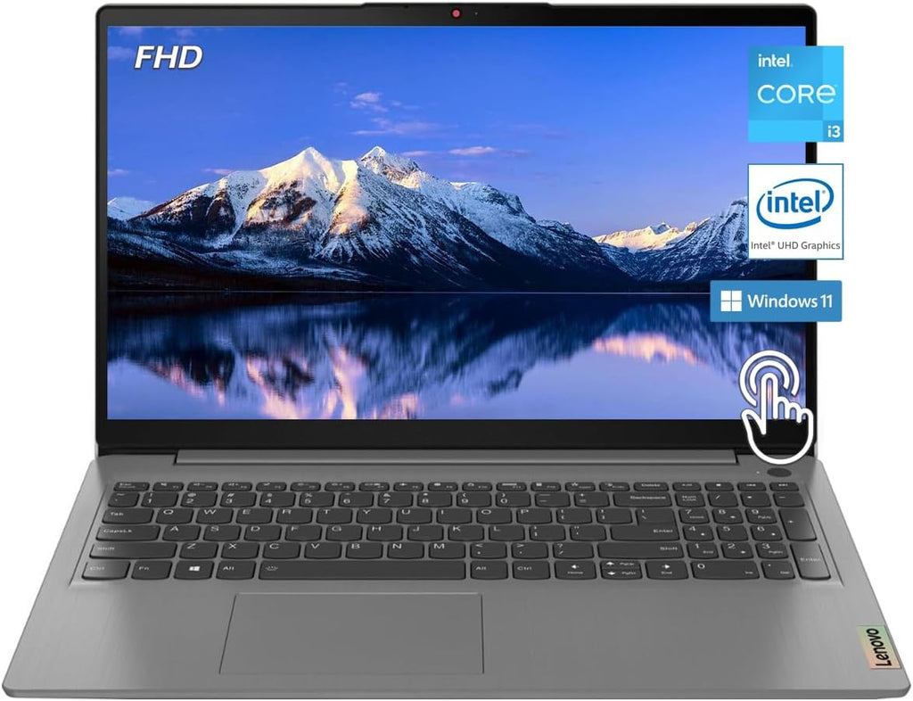 Lenovo 2023 Ideapad 3i Laptop, 15.6' FHD Touchscreen, 16GB DDR4 RAM, 11th Gen Intel Core i3-1115G4 Processor, 1TB SSD, HDMI, Webcam, Wi-Fi6, Bluetooth, Win11, Arctic Grey, W/GaLiMu