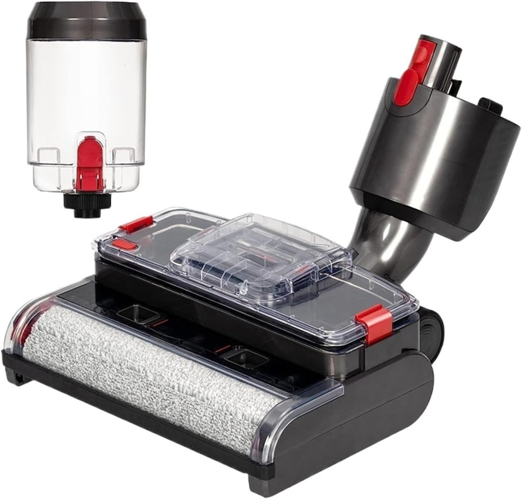 Electric Wet Dry Mopping Head， Compatible for Dyson ，V15 V8 V7 V10 V11 Vacuum Cleaner, Automatic Cleaning Roller Brush for Hard Floor