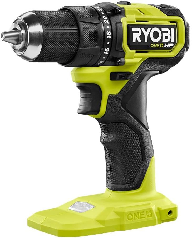 RYOBI 18V ONE+ HP Compact Brushless 1/2' Drill/Driver Kit With Battery & Charger