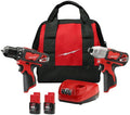 Fits Milwaukee 2494-22 M12™ Cordless LITHIUM-ION 2-Tool Combo Kit