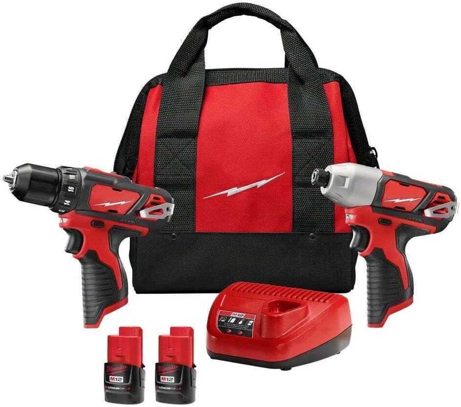 Fits Milwaukee 2494-22 M12™ Cordless LITHIUM-ION 2-Tool Combo Kit