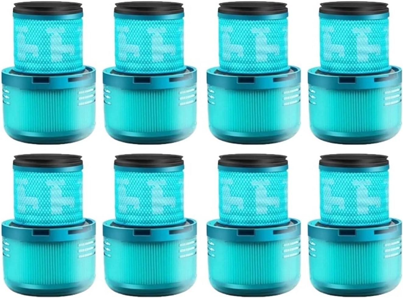 Compatible for Dyson V15。 Hepa Filter Robot Vacuum Cleaner Accessories V15 Washable Detect Vacuum Filters Replaceable Parts (Color : 12pcs)