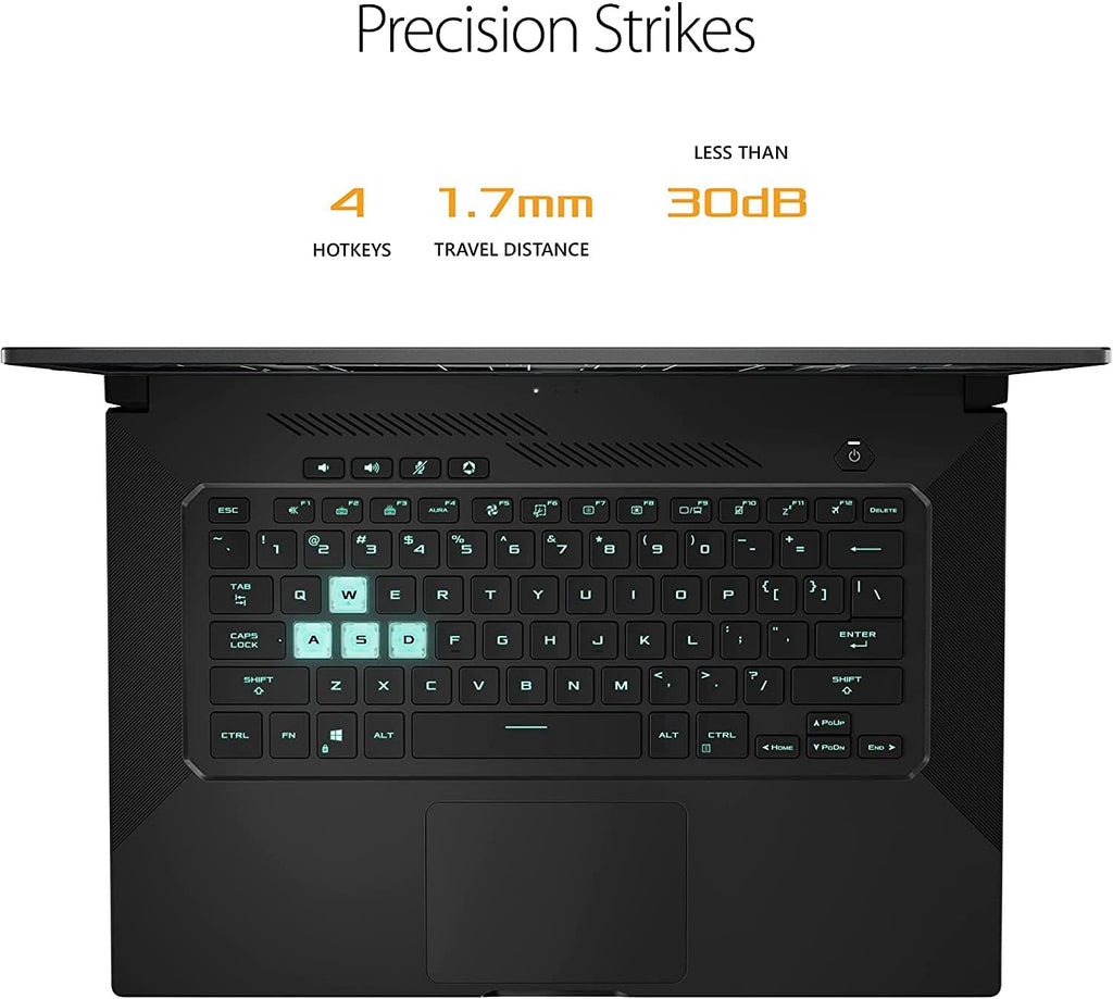 ASUS TUF Dash F15 Gaming Laptop 2022 15.6' 144Hz FHD 11th Intel i7-11370H 24GB DDR4 1TB NVMe SSD NVIDIA GeForce RTX 3050Ti 4GB GDDR6 WiFi 6 Thunderbolt Backlit KB RJ45 Win 10 w/ONT 32GB USB, TUF516PE