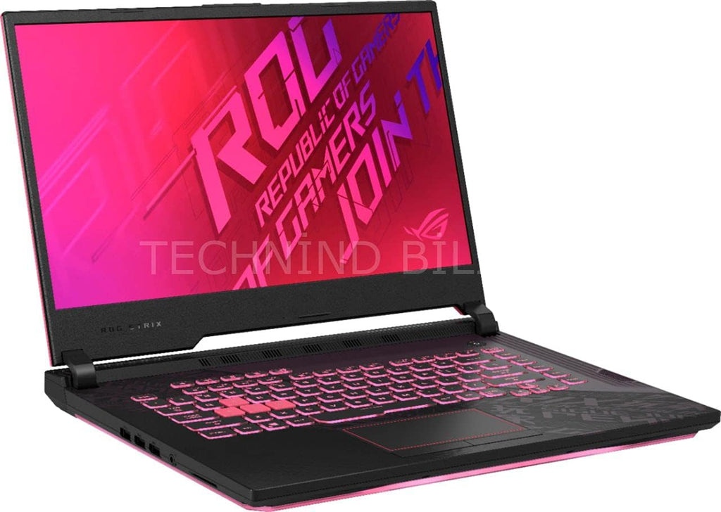 Asus ROG Strix G15 15.6' Full HD 144Hz Gaming Notebook Computer, Intel Core i7-10750H 2.6GHz, 8GB RAM, 512GB SSD, NVIDIA GeForce GTX 1650 Ti 4GB, Windows 10 Home, Electro Punk