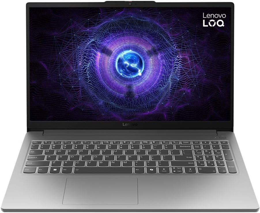 Lenovo LOQ 15IAX9E 15.6' FHD IPS 144Hz Display, Gaming Laptop, Intel Core i5 12450HX 1.8GHz; NVIDIA GeForce RTX 4050 6GB GDDR6; 16GB DDR5; 512GB NVMe SSD, w/ESET Antivirus 3 Year