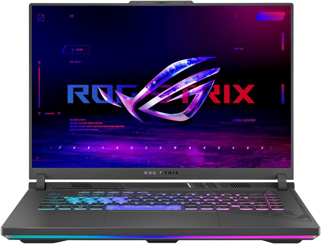 ASUS ROG Strix G16 Gaming Laptop 2025 New, AMD Ryzen 9 8940HX, NVIDIA RTX 5070Ti 12GB GDDR7, 16' FHD WUXGA 165Hz 3ms Display, Dolby Atmos, Hires Audio, 64GB DDR5, 1TB SSD, Win 11 Pro, Accessories