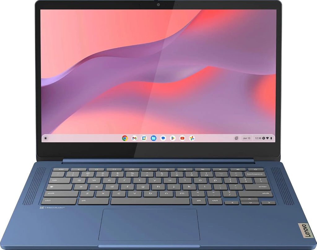 Lenovo IdeaPad Slim 3 Chromebook Laptop 14' FHD Touch (100% sRGB) MediaTek 8-core Kompanio 520 4GB RAM 64GB Storage Privacy Camera Type-C 13.5-hr Battery Life ICP Accessory