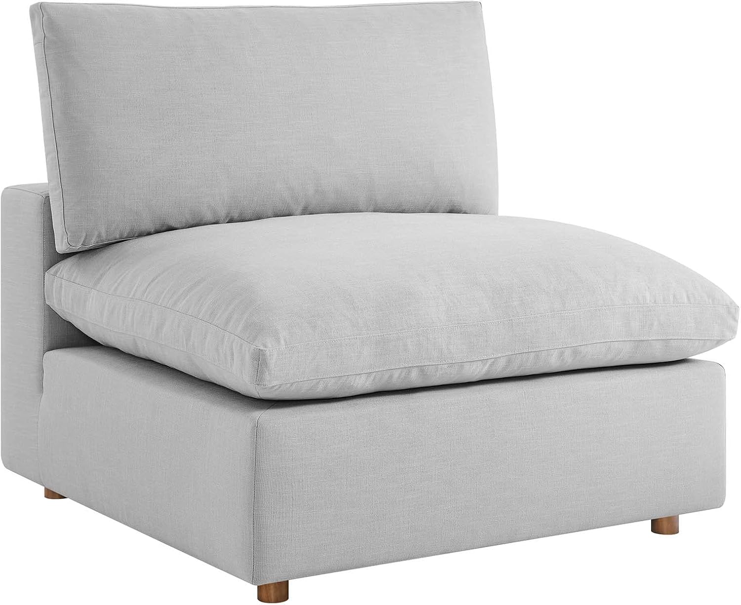 Modway Commix Down-Filled Overstuffed Upholstered 4-Piece Sectional Sofa
