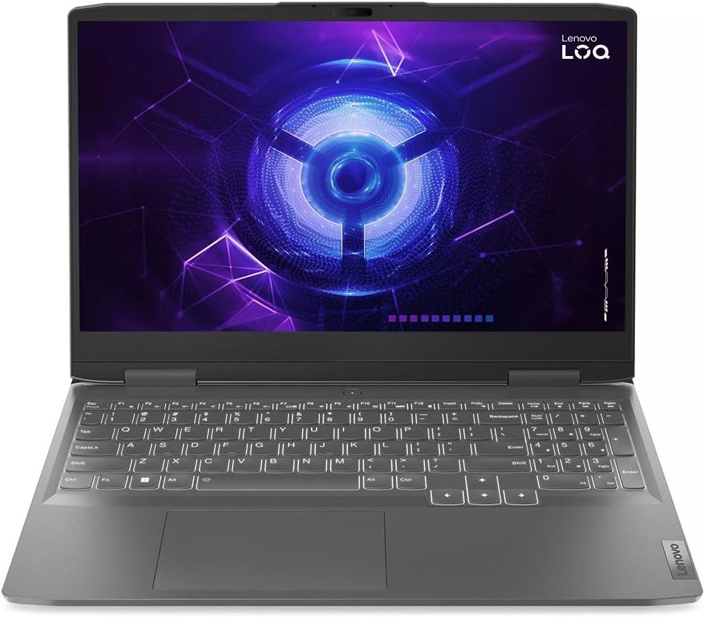 Lenovo LOQ 15.6' Full HD 144Hz Gaming Laptop Intel Core i5-12450H 8GB RAM 512GB SSD NVIDIA GeForce RTX 3050 6GB Storm Gray