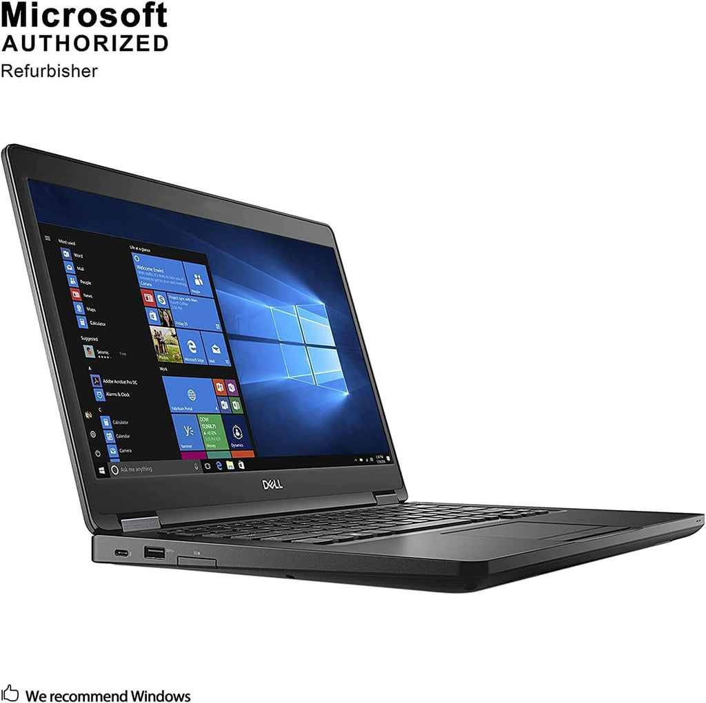 Dell Latitude 5490 14' Business Laptop, Intel Core i5-8350U, 1.7Ghz Up to 3.6GHz, 16GB DDR4 RAM, 512GB SSD, Backlit Keyboard, VGA, HDMI, USB-C, Webcam, Windows 11 Pro (Renewed)