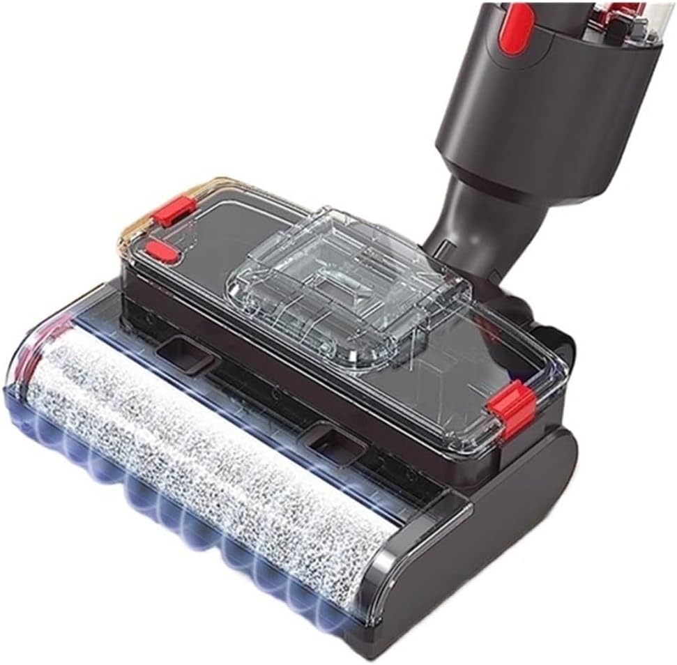 Electric Wet Dry Mopping Head，Compatible for Dyson，V15 V8 V7 V10 V11 Vacuum Cleaner, Automatic Cleaning Roller Brush for Hard Floor