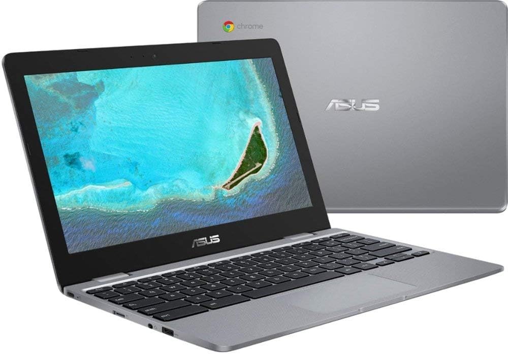 ASUS 11.6' Chromebook 4GB RAM 16GB eMMC Flash Memory Gray