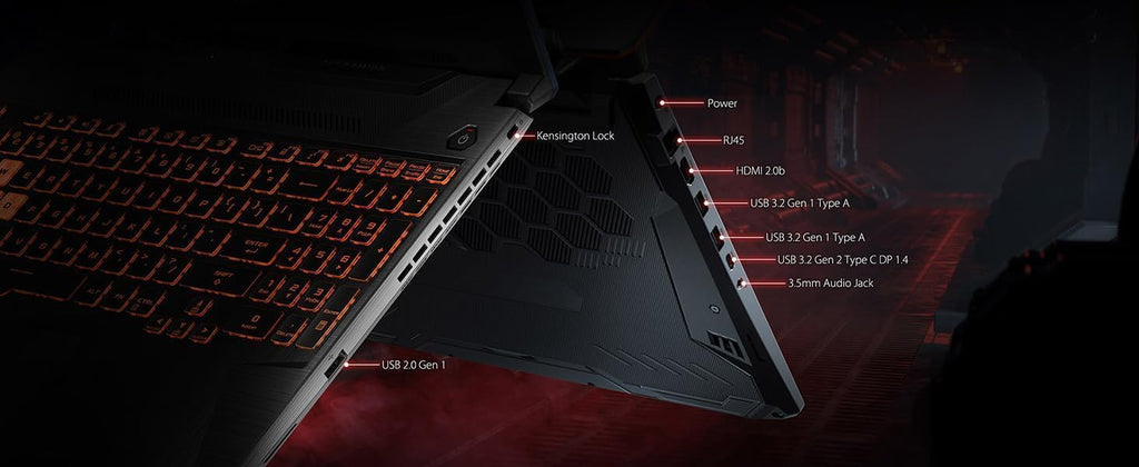 ASUS TUF A15 15.6' FHD Gaming Laptop, AMD Ryzen 7 7435HS Processor, NVIDIA GeForce RTX 3050 Graphics, 16GB DDR5 RAM 512GB PCIe SSD, Wi-Fi 6, RGB Backlit Keyboard, Windows 11 Home, Black