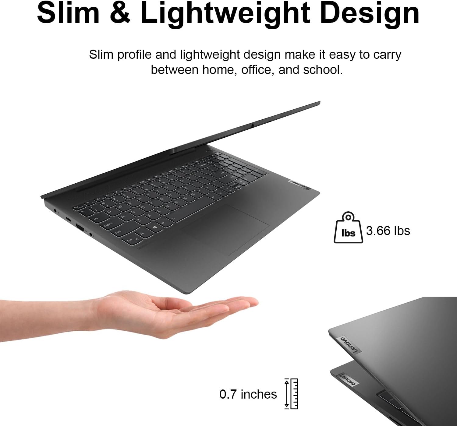 Lenovo Ideapad 5 15.6' FHD Touchscreen Laptop | Intel Core i5 Processor | Windows 11 | 8GB RAM | 2TB PCIe SSD | Full-Size Backlit Keyboard | Fingerprint Reader & Privacy Shutter | Dolby Audio