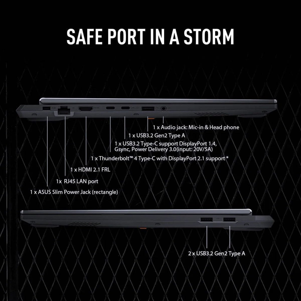 ASUS TUF F16 Gaming Laptop RTX 5060 - Intel Core i7-14650HX -32GB RAM| 2TB SSD -16inch FHD+ Display 165Hz - RGB Backlit Keyboard - G-SYNC - Gamer PC Windows 11 - Video Editing Engineering