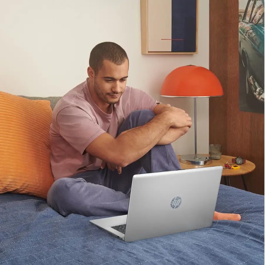 HP 17 Laptop, 17.3' FHD Display, 32GB RAM, 1TB SSD, AMD Ryzen 5 Processor(Beats i7-1165G7, Up to 4.3GHz), Webcam, Numeric Keypad, Long Battery Life, Windows 11 Pro,Silver
