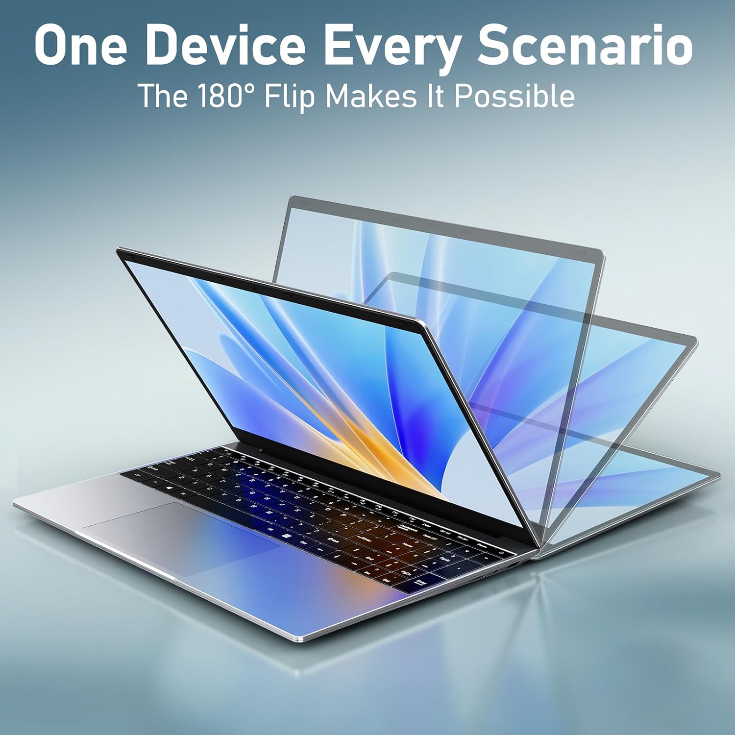 NIAKUN Laptop Computer, Gaming Laptops 2026, 15.6 Inch Lap Top PC Windows 11 Pro, 16GB RAM 1TB SSD, Core i7-7600U Processor(up to 3.9GHz), Office 365, for Business and Students, Backlit Keyboard