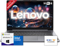 Lenovo IdeaPad Laptop with Microsoft Office, Intel High Performance CPU, 11 Hour Battery, SD-Card Reader, Webcam + USB-C, WOWPC Recovery USB, Windows 11 (12GB RAM | 640GB SSD)