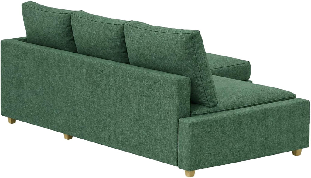 Durable Polyester Flax Friheten Sleeper Sofa Cover Replacement is Compatible with IKEA Friheten Sofa Bed, Or Corner, Or Sectional Slipcover. Sofa Cover Only (50% Thicker Forrest Left)