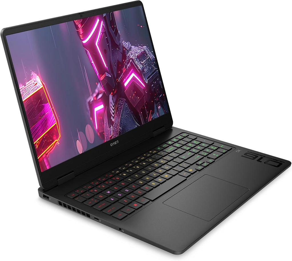 HP OMEN Slim 16 Gaming Laptop, Intel Ultra 9-285H, 64 GB DDR5 RAM, 4 TB PCIe SSD, 16' WQXGA (2560 x 1600) 240Hz Display, Nvidia G-Force RTX 5070, Backlit 4-Zone RGB Keyboard, W11 Pro, Shadow Black