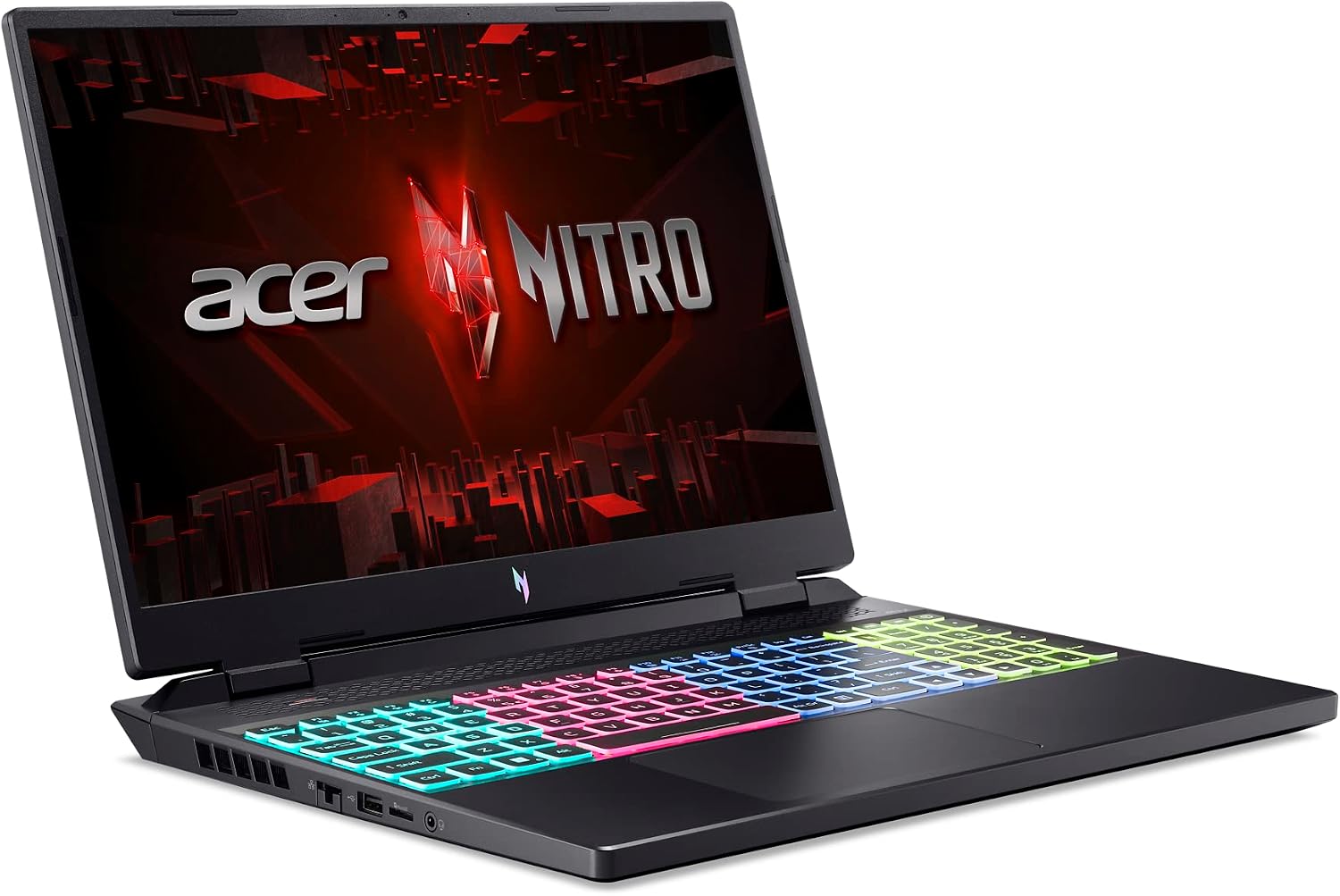 Acer Nitro 16 Gaming Laptop | AMD Ryzen 7 7840HS OctaCore CPU | NVIDIA GeForce RTX 4060 Laptop GPU | 16' WUXGA 165Hz IPS Display | 16GB DDR5 | 512GB Gen 4 SSD | WiFi 6E | RGB Backlit KB | AN16-41-R1WE