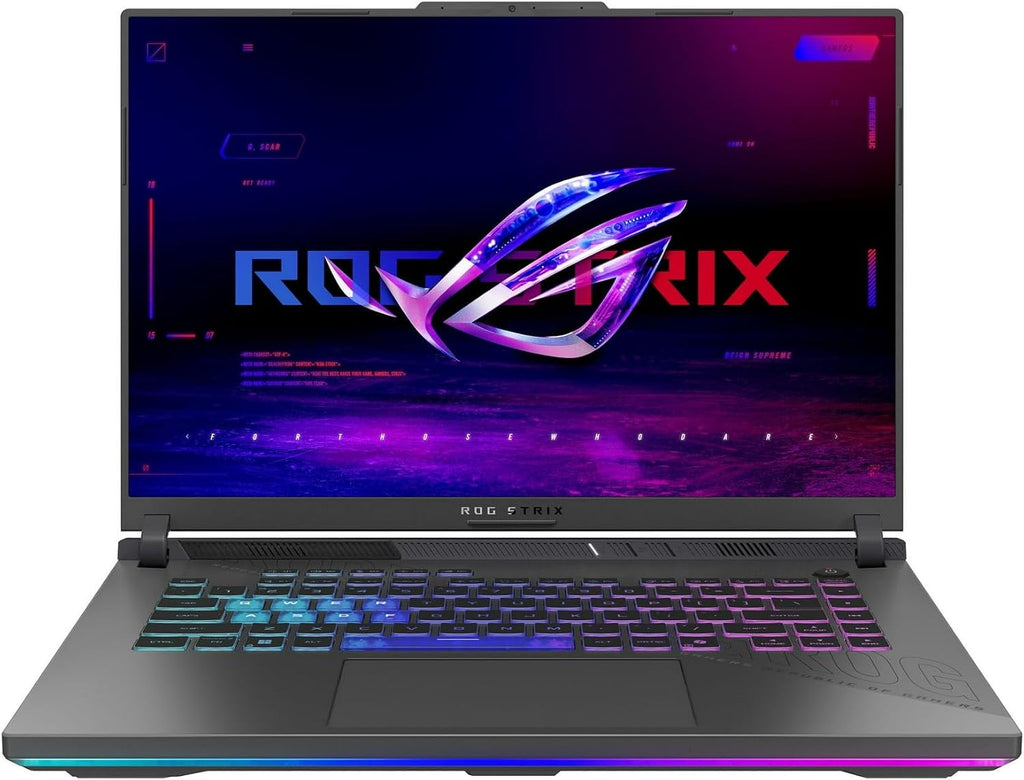 ASUS ROG Gaming Laptop: 16' WUXGA 1920x1200 165Hz • AMD Ryzen 9 9955HX • 64 GB DDR5 SDRAM • 3 TB NVMe SSD • W10P • Wi-Fi 6E HD Audio NVIDIA GeForce RTX 5060