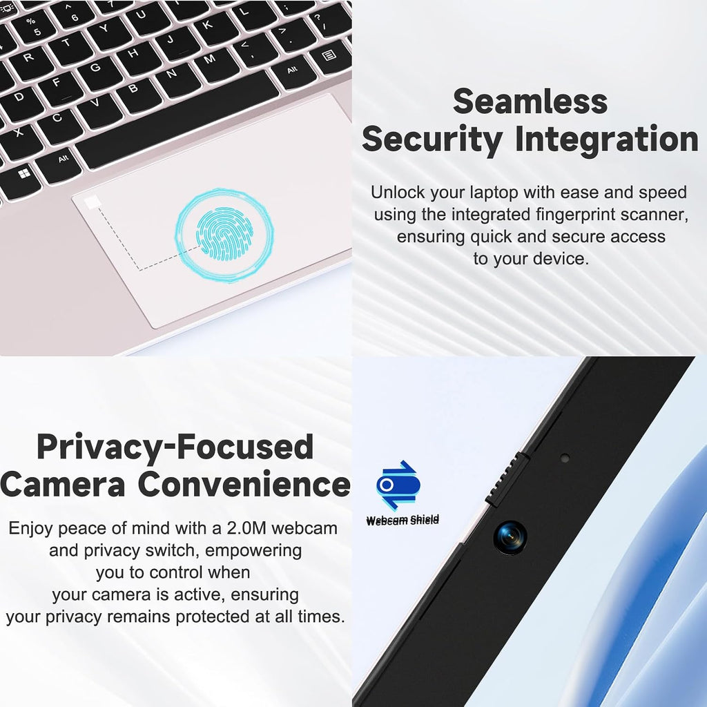 NIMO 15.6' FHD IPS Laptop, 6 Cores i3-1215U 16GB RAM 1TB SSD (Up to 4.4GHz, Beat Ryzen 5 7520U) School Computer with 65W Type-C Wi-Fi 6 Backlit KB Fingerprint for Business Home