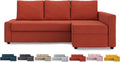Snug Fit Friheten Slipcover for The IKEA Friheten with Chaise Corner Cover, Sofa Bed Cover, Sectional Slipcover Replacement (Orange)（Cover Only！Not Sofa！）