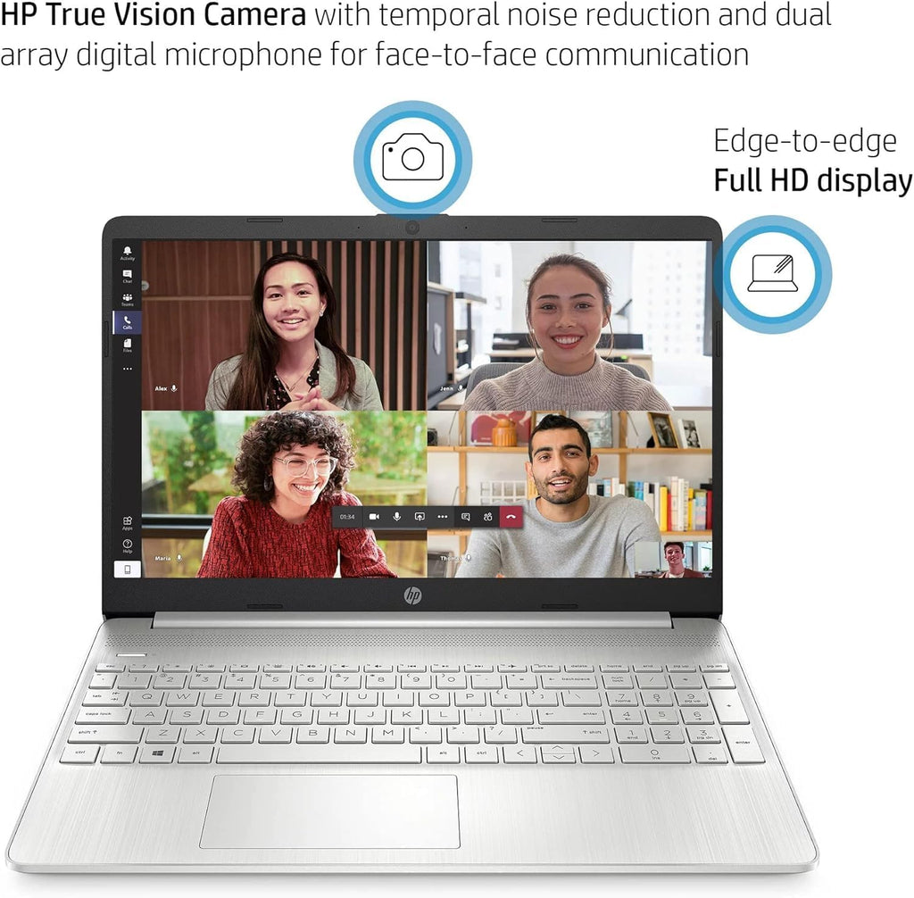 HP Windows 11 Pro 15 15.6' FHD Business Laptop Computer,11th Gen Intel Core i5-1135G7, 32GB RAM 1TB SSD, Intel Iris Xe Graphic, Numeric Pad, Long Battery Life, Wi-Fi 5, Bluetooth 4.2, USB