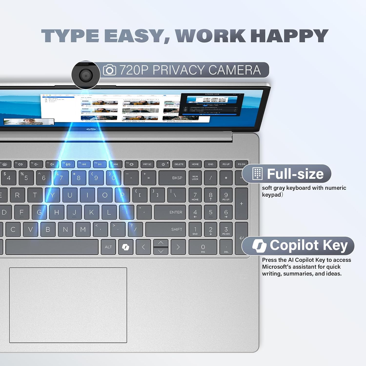 HP Flagship Touchscreen Laptop - 15.6' Anti-Glare Touch, Intel Core i3-1315U, AI Copilot, Wi-Fi6, Fast Charge, for Business & Student, Win 11 Pro, 32GB RAM, 1TB SSD, Redragon Accessory Kit