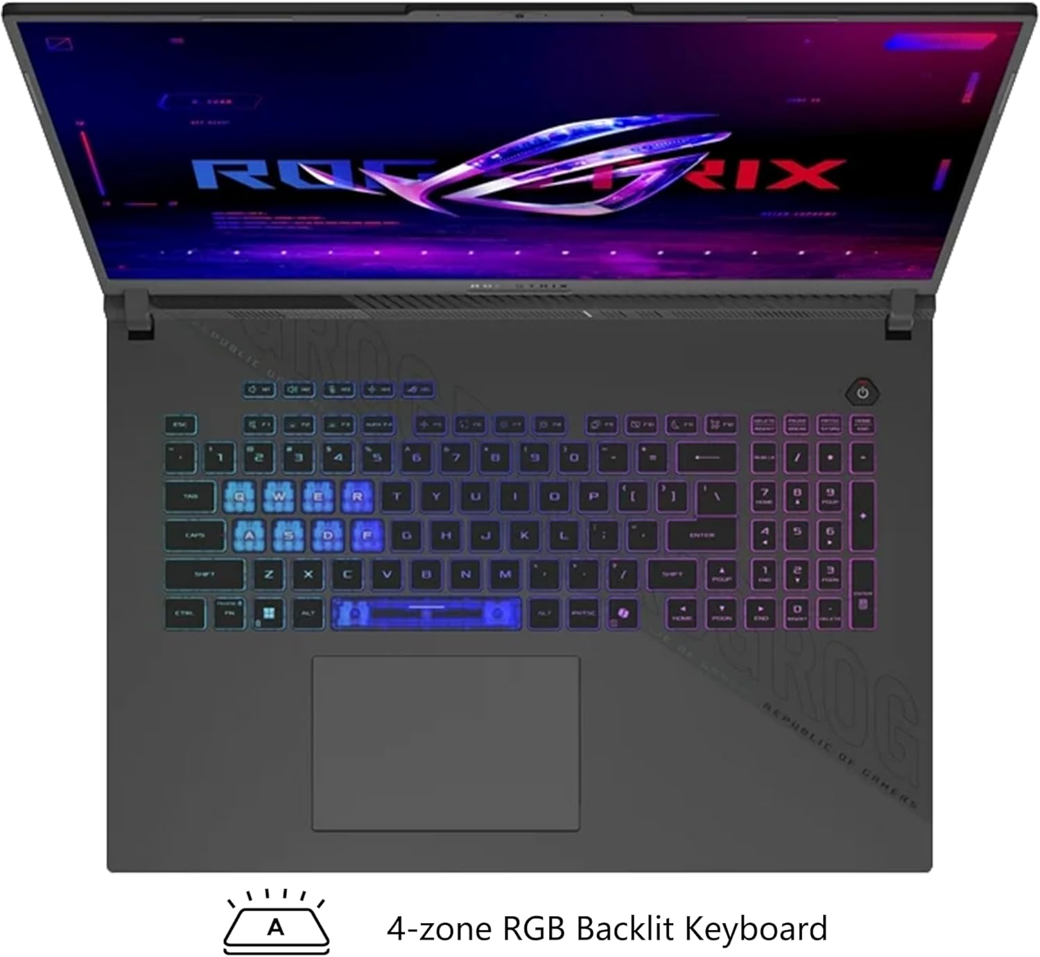ASUS ROG Strix G18 G814 Gaming Laptop | 18' 2560x1600 240Hz (100% DCI-P3) | AMD 16-core Ryzen 9 9955HX (>i9-14900HX) | 32GB DDR5 1TB SSD | GeForce RTX 5070 DLSS4 | RGB Backlit Win11 w/DLCA Accessory