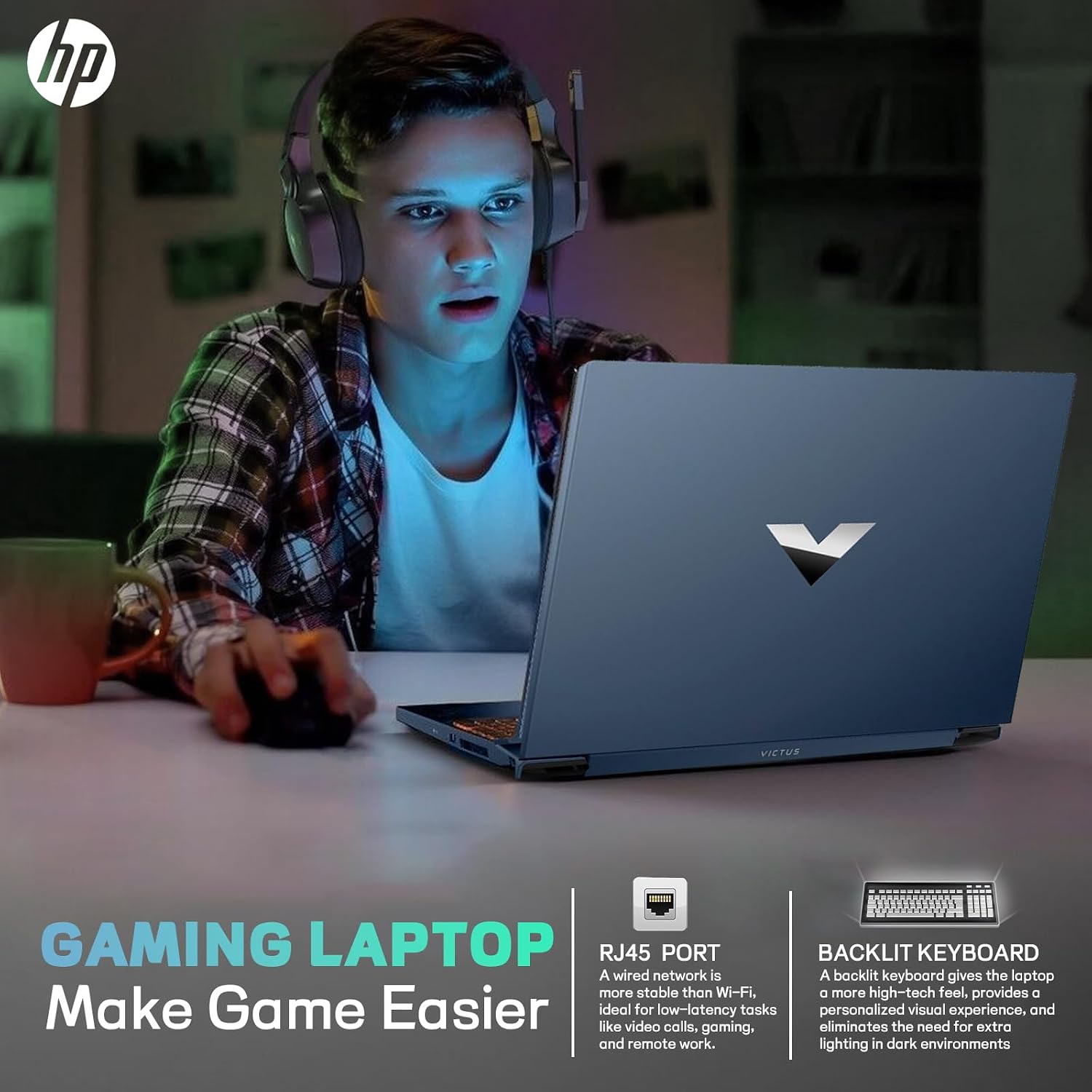HP Victus 15 Gaming Laptop,Intel Core i7-13620H(10C/16T), NVIDIA GeForce RTX 4060,15.6'FHD Display Laptop Computer,32GB RAM 2TB NVMe SSD with Webcam,Backlit KB,Type_C,Wi-Fi 6,Windows 11 Pro
