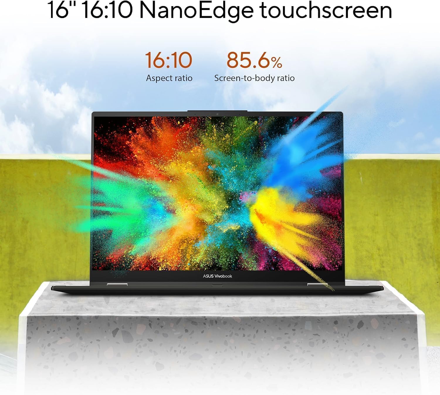 ASUS Vivobook Flip 14inch Touchscreen Laptop 2 in 1 - OLED WUXGA Display -Intel Core Ultra 7 256V -16GB RAM -512GB SSD -Backlit Keyboard -Windows 11 Office 365 -Business Computadora Portátil 2025