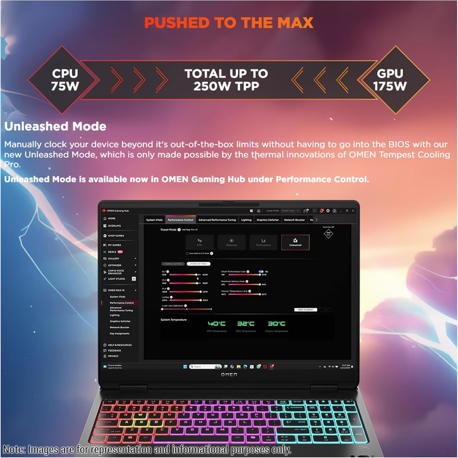 HP OMEN 16 MAX Gaming Laptop, AMD Ryzen AI 7 H 350, 32 GB DDR5 RAM, 2 TB PCIe SSD, 16' WQXGA (2560x1600) 240Hz Display, Nvidia G-Force RTX 5070, 4-Zone RGB Backlit Keyboard, W11 Home, Shadow Black