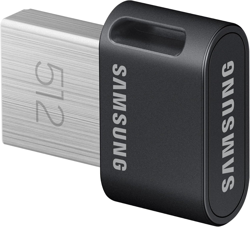 Samsung FIT Plus USB 3.2 Flash Drive, 512GB USB Standard Type-A, Speeds Up to 400MB/s / 110MB/s, Portable Storage Memory Stick, Durable Thumb Drive Backward Compatible with USB 2.0, MUF-512AB/AM