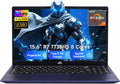NIMO 15.6' IPS FHD-Gaming-Laptop, AMD 8 Cores Ryzen 7 7735HS 16GB DDR5 RAM 512GB SSD (Beats i7-12650H) Computer with Radeon 680M 100W Type-C Charger Backlit Keyboard Fingerprint, for Gaming Business