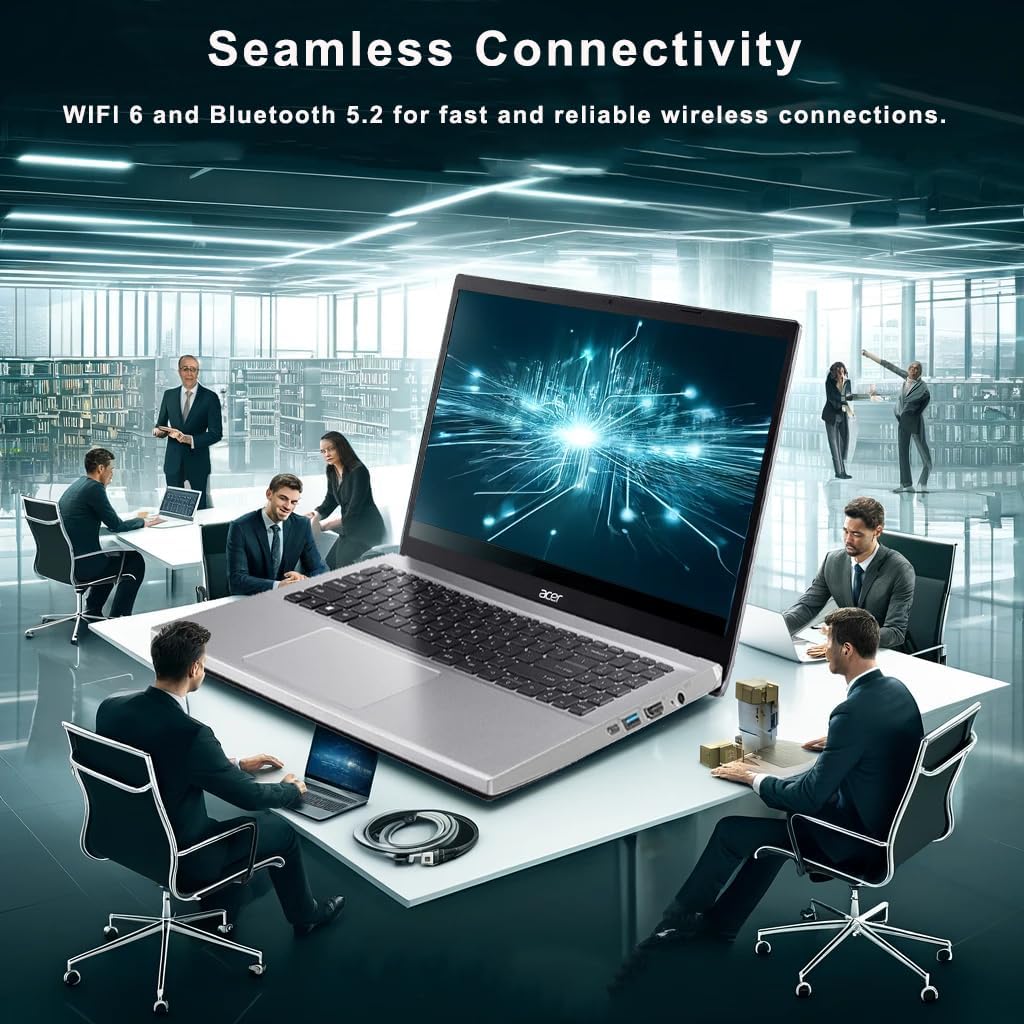 acer Aspire Premium Laptop | AMD Ryzen 7 Processor | 64GB RAM | 1TB SSD |15.6' FHD (1920x1080) Display | Long Battery Life | Ethernet Port | Sleek Design | Windows 11 Pro | w/WOWPC Bundle