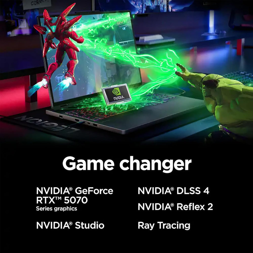 Lenovo Legion Pro 5i AI-Powered Gaming Laptop | 16' WQXGA OLED 165Hz | Intel Core Ultra 9 275HX | 32GB DDR5 2TB SSD | GeForce RTX 5070 (798 AI Tops) | RGB Backlit Wi-Fi 7 Win11 w/DLCA Accessory