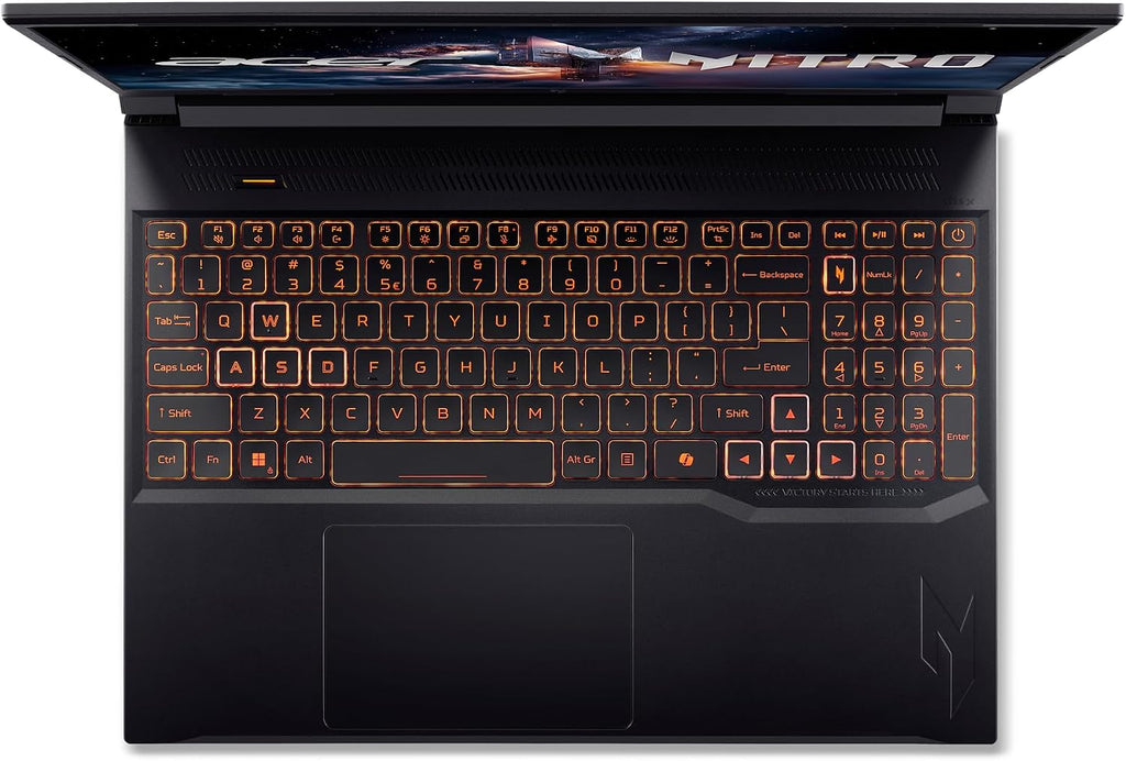 acer Nitro V Gaming Laptop | Intel Core 9 Processor 270H | NVIDIA GeForce RTX 5070 Laptop GPU | 16' WUXGA IPS 180Hz Display | 16GB DDR5 | 512GB Gen 4 SSD | Wi-Fi 6 | Backlit KB | ANV16-72-98FJ