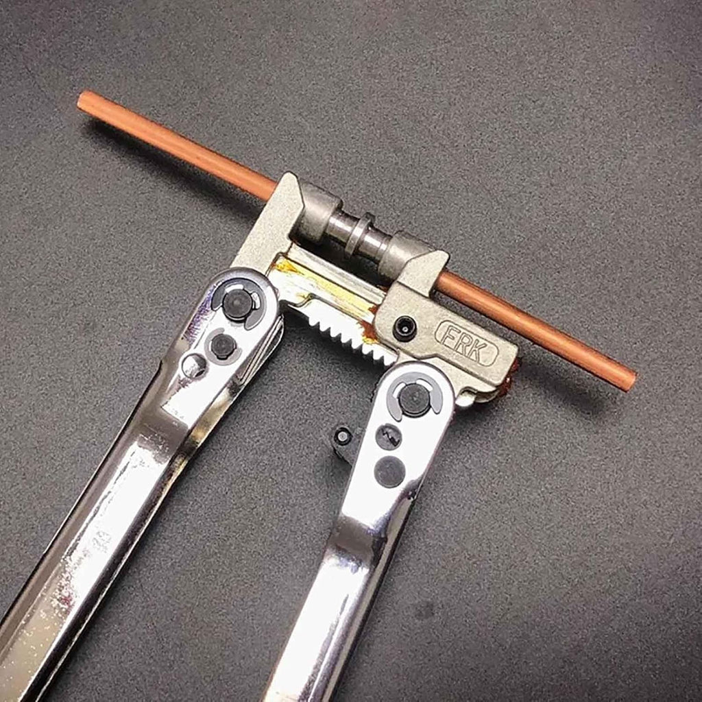 iDili FRK-8 Manual Crimping Tool for 8mm Refrigerator Lock Ring - Copper, Iron, Aluminum Pipe Crimper Pliers for Appliance Repair, Quick-Close Hand Tool