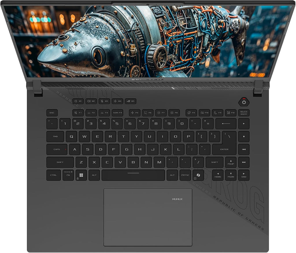 ASUS ROG Strix G16 Gaming Laptop, AMD Ryzen 9-9955HX, 32 GB DDR5 RAM, 2 TB PCIe SSD, 16' WUXGA (1920x1200) 165Hz Display, Nvidia G-Force RTX 5060, 4-Zone RGB Keyboard, W11 Pro, Eclipse Gray